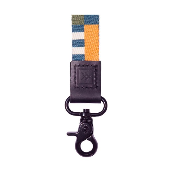 Multicolor Striped Thread Neck Lanyard